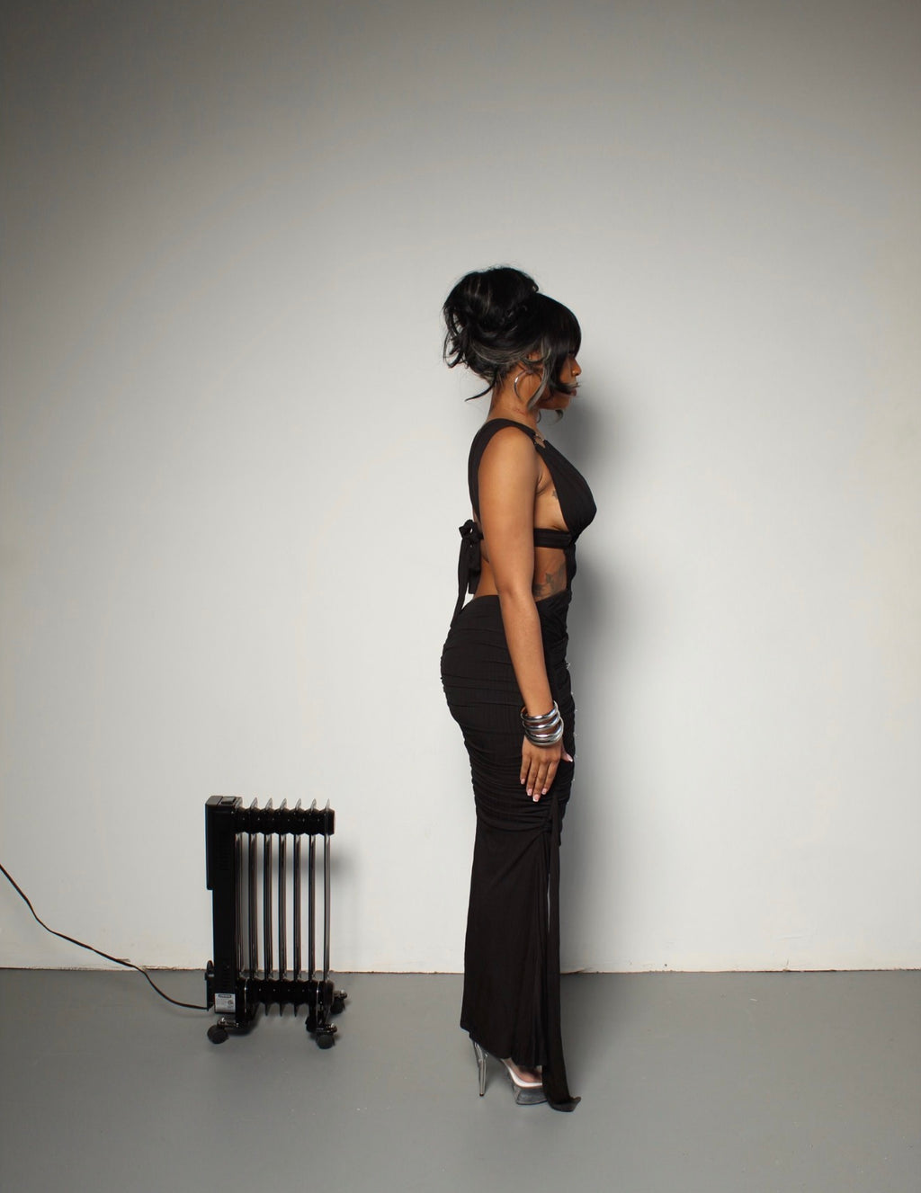 Midnight Elegance Gown — Sculpted Evening Luxe