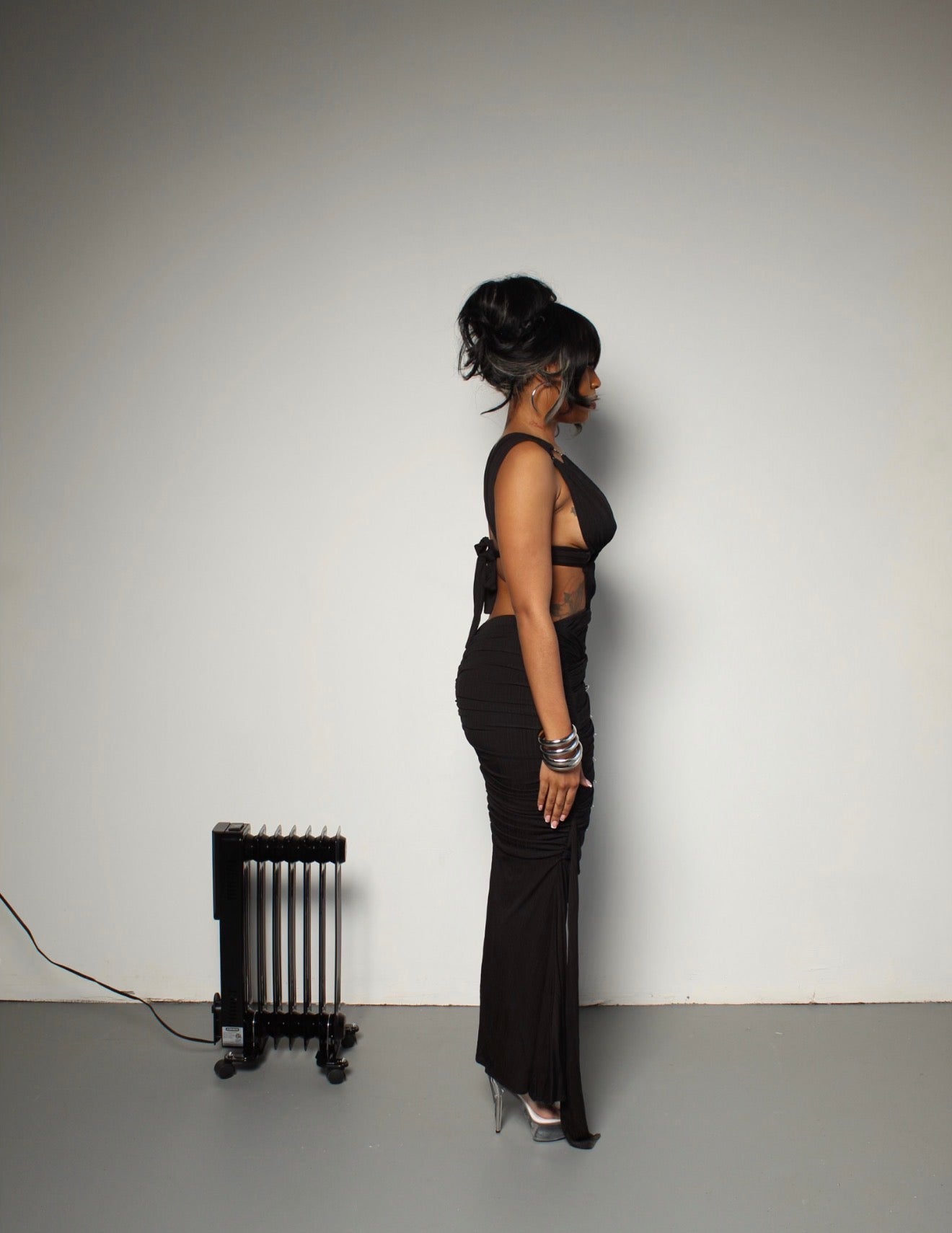Midnight Elegance Gown — Sculpted Evening Luxe