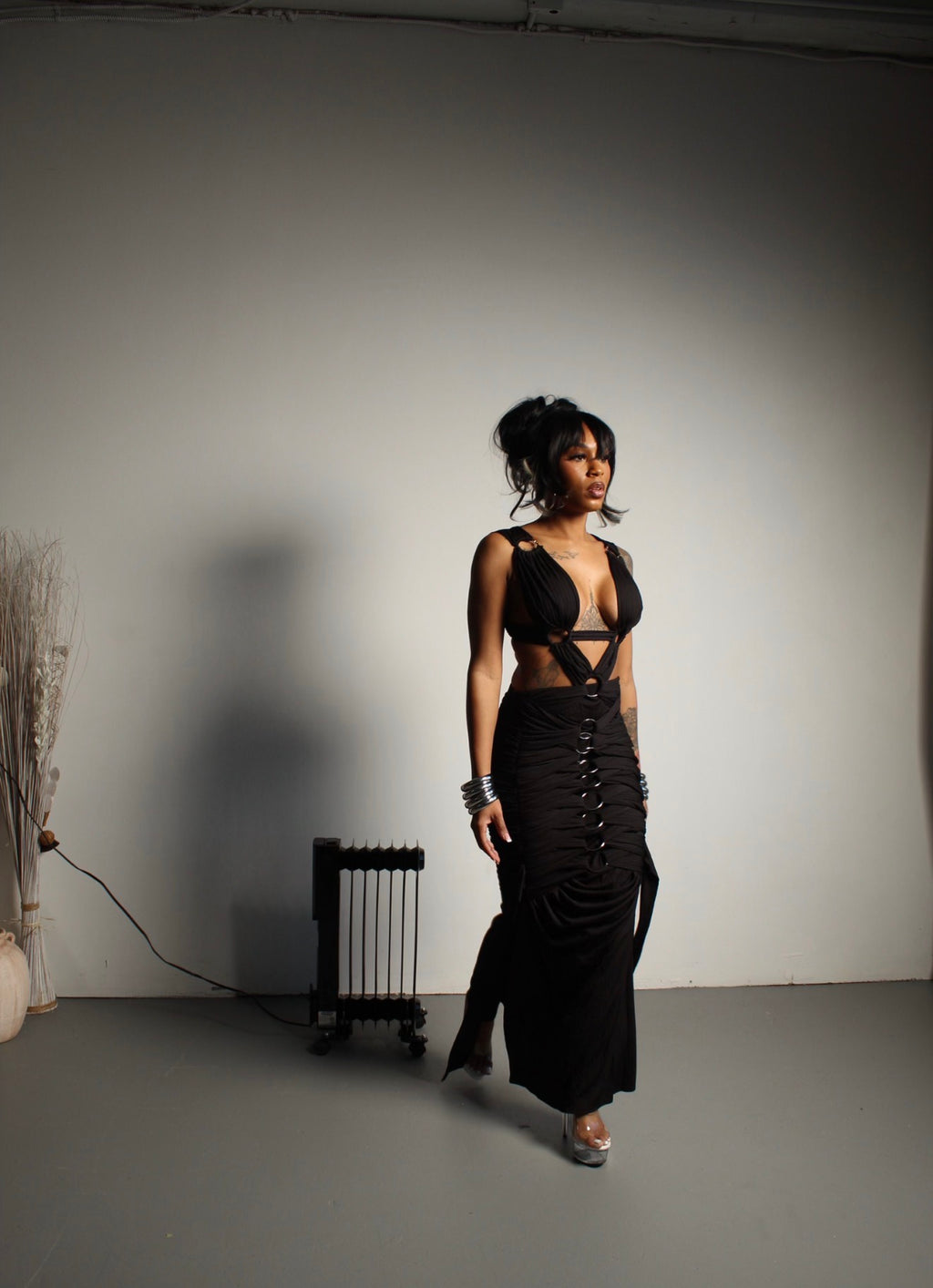 Midnight Elegance Gown — Sculpted Evening Luxe